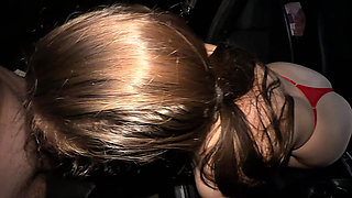 Boss Fucks Me in the Car After Work
