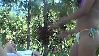 Pony Play Girls Swimming Pool Humilation - Be My Pony and Carry Me Bitch!