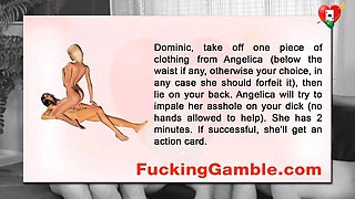 Group sex hardcore double blowjob swallowing cum