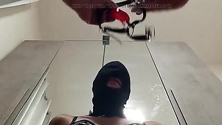 Amateur Bondage MILF Takes Deep Throat and Cum in Mouth
