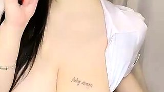 Big boobs milf masturbates with her dildo