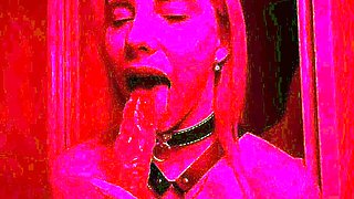 Blonde Babe's BDSM Solo Squirt Show