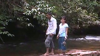 Hmong Amateur Adult Video in a Bikini Outdoors
