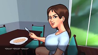 Hot Stepmom Joyboymemes Shows Off Her Amazing Body & Takes a Huge Load - Summertime Saga Hentai Part 2