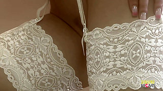 He Was so Utterly Charmed by Her Body That He Fuced Her Leg Lingerie Strap