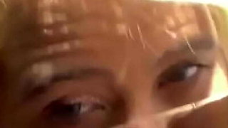 Streetwalker Bunny gives amazing car blowjob and takes big facial cumshot