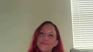 Casting Couch Redhead PAWG Interracial
