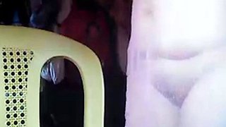 Asian MILF Teases on Webcam in Panties