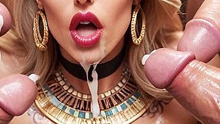 Zoe and Jake Sex in Pyramids. Blonde Curvy Woman with Big Tits, Big Dick, Creampie, Cumshot, Gangbang, Bukkake