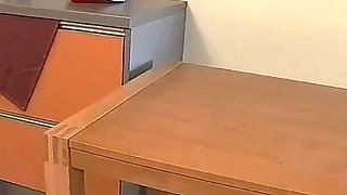 Sporty Girl with Tight Pussy Refused a Gift From Santa Claus