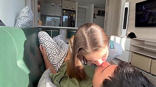 Innocent Model Fucks Her Step Cousin While Her Boyfriend Works