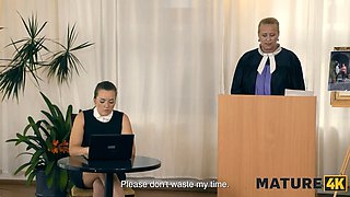 Watch mature slut Gina cheat on her hubby with a gardener and get wild with her lover