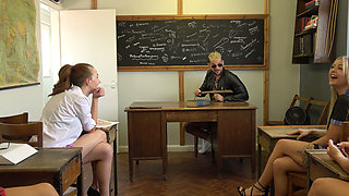 Mr Ldn Lad Punishes 4 Teen in Detention