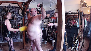 Part 4- Lanista Bear and Domina Satana Teaches Mistress Izar and Master Izar