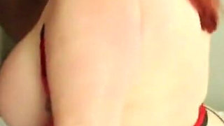 Muscular Guy Fucks Redhead BBW MILF