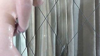 Shy Skinny Teen First Anal Dildo Masturbation