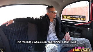 Hot taxi fuck lifeguard spunks hard after witnessing my bum - lady faux taxi