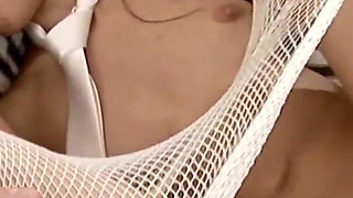 Sweet small tits teen fucked and milked in her mouth