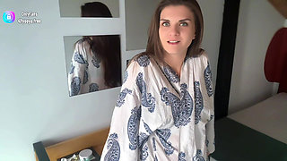 Sticky Messy Cum From Stepmother's Cock Surprised Her Stepson