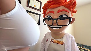 I Probed Nia Bleu’s Big Juggs with Deep throat, Handjob & Messy Cum load Remedy! - Nia bleu