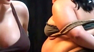 Weak Trio: Pregnant, SSBBW and Granny Tied up in Bondage Cell