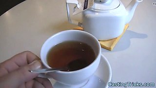 Amateur babe banged at fake casting