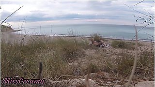 French Teacher Slut Blowjob Amateur On Nude Beach Public Front Stranger With Cumshot