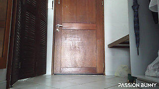 Nude Delivery - Happy Food Deliveryman