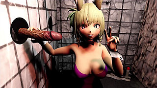 After Hours Dirty Shower at the Office