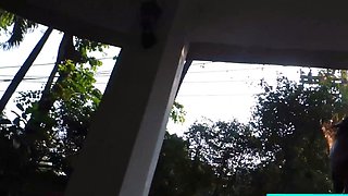 Big natural tits Thai amateur sex in POV