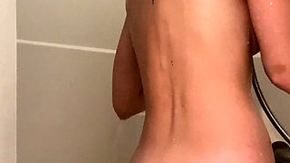 Kinky moist taco brunette anal toy play during masturbating