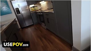 Maid With Perfect Round Butt Slimthick Vic Gets Drilled All Around The House