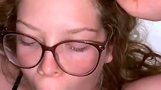 College girl Lina gets her first facial