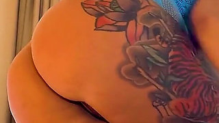 Balls Deep in My Big Brazilian MILF Ass Anal Creampie