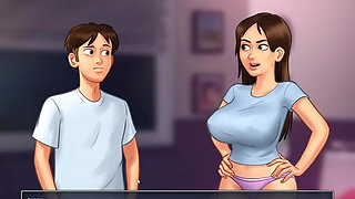 Horny Stepsister Loves Riding My Cock Summertime Saga