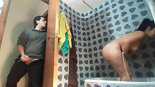 Big ass stepsister fucked in the bathroom