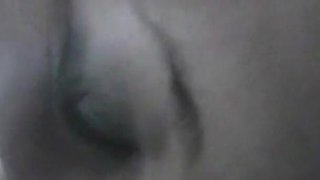 Black nylon fantasy blow job and cum