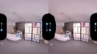Fuck After Massage - Virtual Reality, Brunette Babe And Katrin Tequila