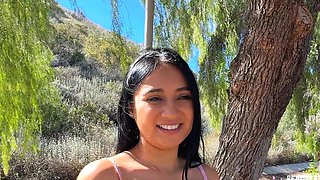 Alex Jett and Ophelia Purr in hot cowgirl action outdoors