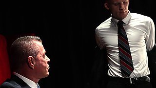 DILF dominates twink with toys