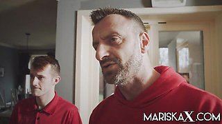 Sahara Knite and Pascal White's double penetration sex by Mariska X