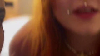 The Camera in the Hotel Room of These 2 Lesbians Alt - French Amateur Tattooed Hairy Redhead