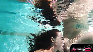 Sofie Marie And Kyla Keys Rides Dildo After Pool Photoshoot