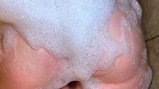 Big Cock Blowjob in Bathroom with Cumshot Reward