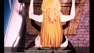 Sword Art Online The Trap of Breath Concealed Magic PARTE 18