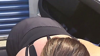 Sexy MILF Admits to Wanting 4 Cocks at Once She Sucks Him Twice and Cums so Many Times so Much Cum in Public