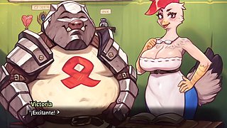 Furry hentai visual novel game with steamy animations