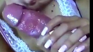 Sucking and Swallowing Big Cock at Home