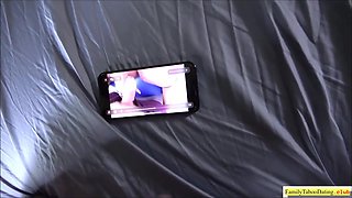 Sister Catches Brother Jerking Off While Watching Porn