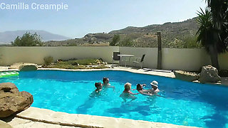 Orgy in The Swimming Pool